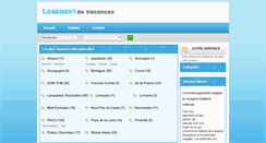 Desktop Screenshot of logement-vacances.com