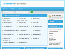 Tablet Screenshot of logement-vacances.com